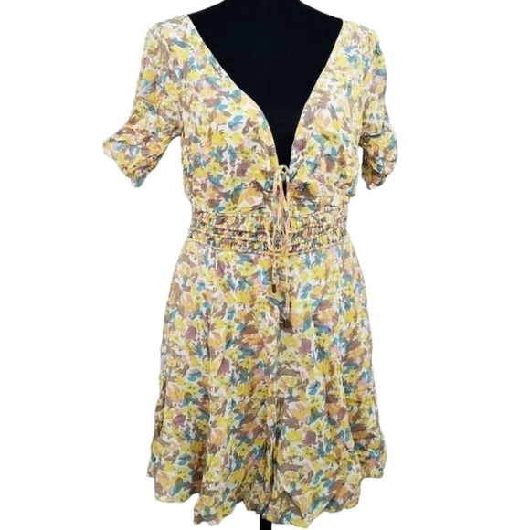 Free People Forget Me Not Floral Dress Women's. Size 2. New With Tags $128 - Picture 2 of 11
